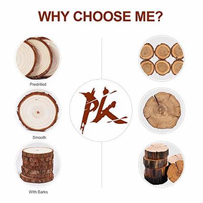 5ARTH Natural Wood Slices - 37 Pcs 2.0-2.4 inches Craft Unfinished Wood kit  Predrilled with Hole Wooden Circles for Arts Wood Slices Christmas  Ornaments DIY Crafts - Yahoo Shopping