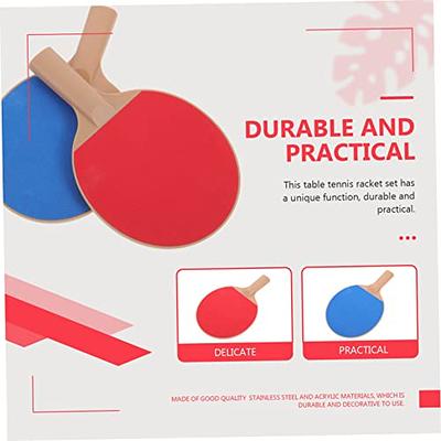 Plastic Table Tennis Paddle- Red