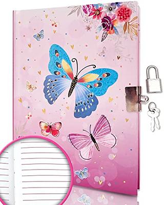 Hot Focus Unicorn Journal Kit for Girls Ages 6 7 8-12 - Complete Diary Set  with Spiral Notebook, Pencil Case, Pen, and Hair Tie/Bracelet - The Girls
