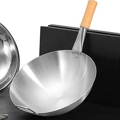 1pc, Household Stainless Steel Frying Pan, Non-stick Pan With Lid, For Gas  Stove And Magnetic Stove, Cookware, Kitchen Utensils, Kitchen Supplies, Kit