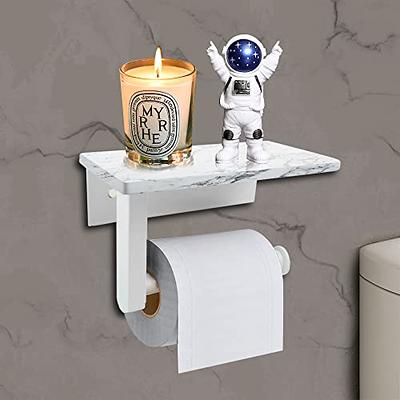 Marmolux Toilet Paper Holder Stand Free Standing w/ Storage, Matte Black Finish, Size: One Size