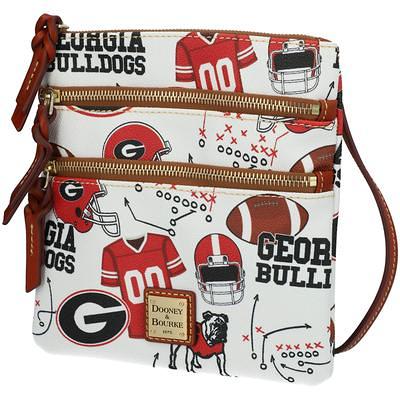 Dooney & Bourke NCAA Oregon N S Triple Zip Crossbody Shoulder Bag