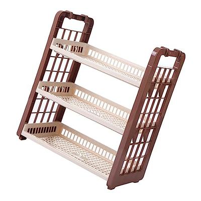 1pc Multifunctional Kitchen Storage Rack Double Layer Plastic