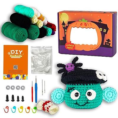  The Woobles Crochet Kit with Easy Peasy Yarn as seen on Shark  Tank for Beginners with Step-by-Step Video Tutorials - Fred The Dinosaur