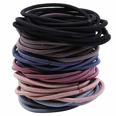 100/50PCS Elastic Hair Ties Band Ropes Ponytail Scrunchies Hair