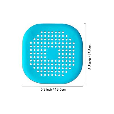 Drain Hair Catcher Protector, Silicone Drain Stopper, 1 PSC Hair Catcher  Shower Drain, Drain Strainer for Bathroom and Kitchen, Bathtub Drain Cover,  Light Blue - Yahoo Shopping