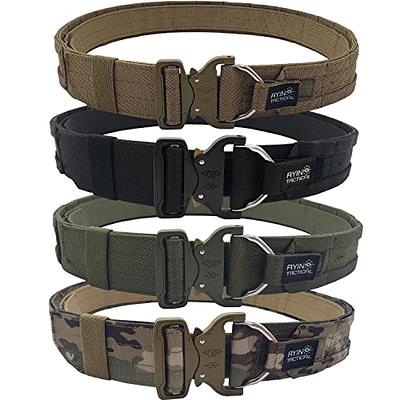 KRYDEX Quick Release Rigger MOLLE Belt 1.75 Inch Inner & Outer Tactical  Heavy Duty Belt