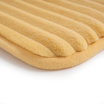 Mainstays Basic Tan Polyester Skid Resistant 20 x 32 Bath Rug