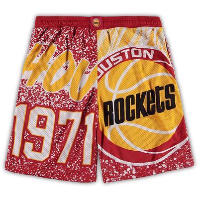 Houston Rockets Nike Youth 2020/21 Swingman Shorts - Icon Edition Red