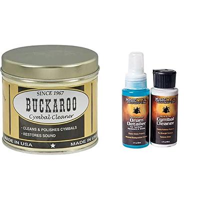 Buckaroo Cymbal Cleaner Percussion Cleaning (B-200) & MusicNomad MN117  Cymbal Cleaner & Drum Detailer Pack, 2 oz - Yahoo Shopping