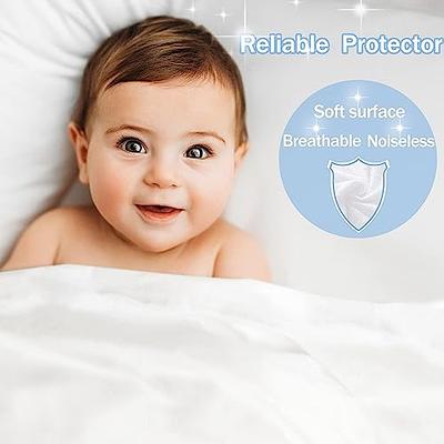 2 Pack Twin Size Premium Waterproof Mattress Protector, Soft Breathable  Mattress Pad Cover, Noiseless Waterproof Bed Cover - Stretch to 21 Fitted