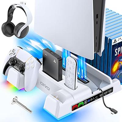  PS5 Slim Stand with Cooling Station and Controller