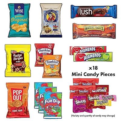 Favorite Snack Box Cookies Chips Candy Snacks Care Package 50 Count Care  Package