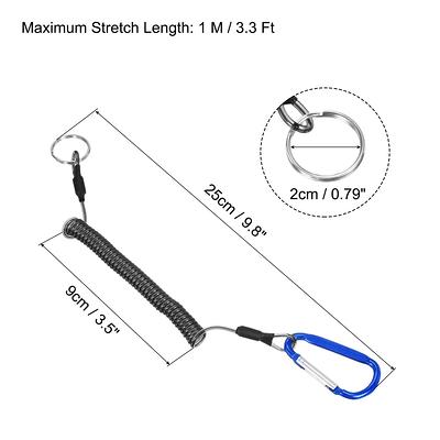 3.3ft Fishing Tool Lanyard, Safety Cord Spiral Coiled Lanyards Tether -  Yahoo Shopping