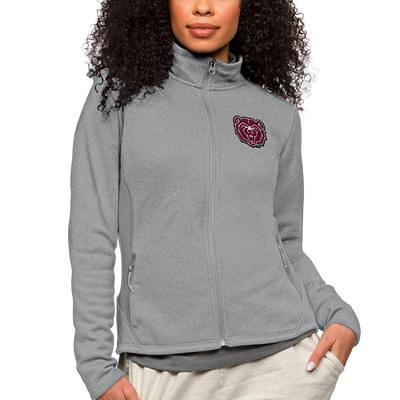 Nike Heathered Gray Chicago Bears Sideline Showout Short Sleeve Full-Zip Hoodie Jacket Heather Gray