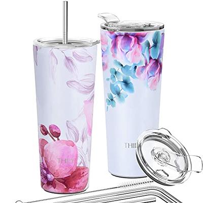 Stainless Steel Insulated Travel Mug - THILY 12 oz Vacuum