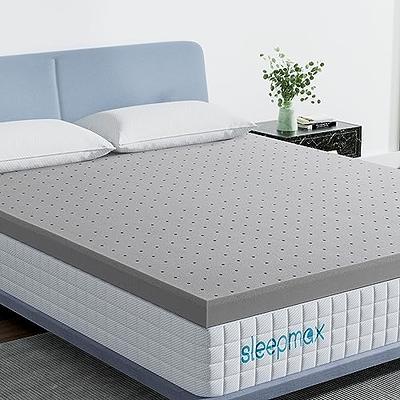 SINWEEK 3 Inch Gel Memory Foam Mattress Topper . XL Size for College Dorm,  Ventilated High Density