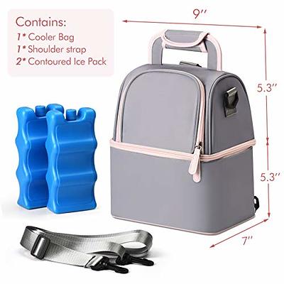 Breastmilk Cooler Bag, Insulated Bottle Bag, Freezer Lunch Bag, Perfect For  Daycare Travel Back To Work Nursing Mom