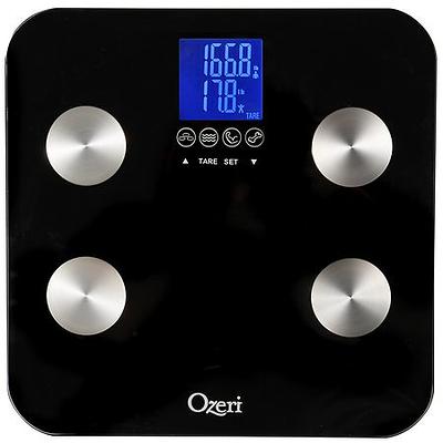 Taylor Body Composition Scale for Body Weight, Measuring Body Fat, Body  Water, Muscle Mass and BMI, 400 lb. Capacity, White/Black - Yahoo Shopping