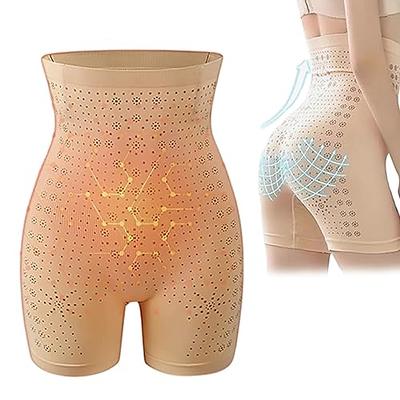 Ice Silk Ion Fiber Repair Shaping Underwear, High Waist Tummy