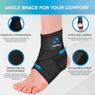 SNEINO Ankle Brace for Women & Men - Ankle Brace for Sprained Ankle, Ankle  Support Brace for Achilles,Tendon,Sprain,Injury Recovery, Lace up Ankle