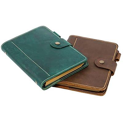 Personalized Refillable Ring Binder Journal, A6 Leather Planner Notebook