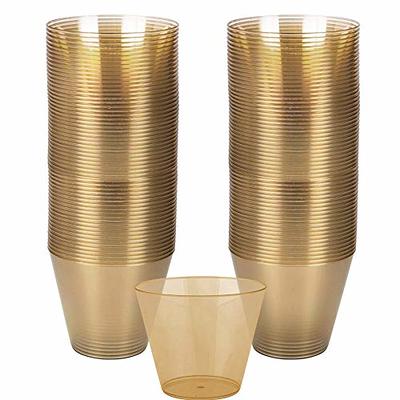 Sunshine Yellow Plastic Cups 12oz 50ct