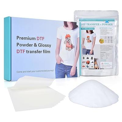 DTF Transfer Powder Film for Sublimation：500g/17.6oz White