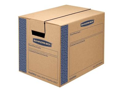 Bankers Box SmoothMove classic moving boxes, Small, 15''x12''x10'', 5/Pack (7714212)