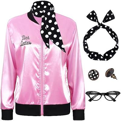 Grease Halloween Costume Pink Ladies 1950s Jacket Adult Halloween