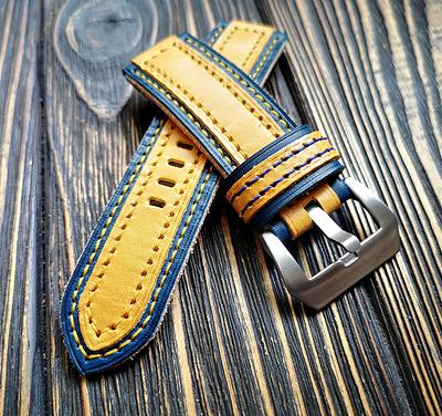 Buttero leather watch strap - Handmade leather watch strap