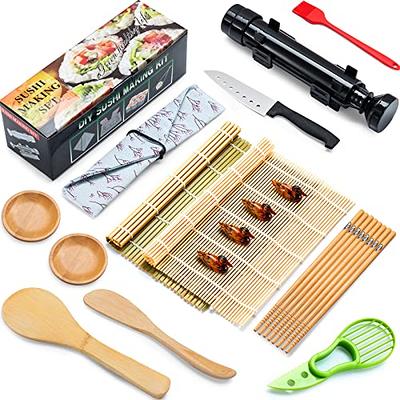 MinJH Sushi Making Kit, All in One Sushi Bazooka Maker with Bamboo Mat,  Chopsticks, Rice Paddle, Spreader, Sushi Knife, Avocado Slicer，DIY Sushi Set  for Beginners - Yahoo Shopping