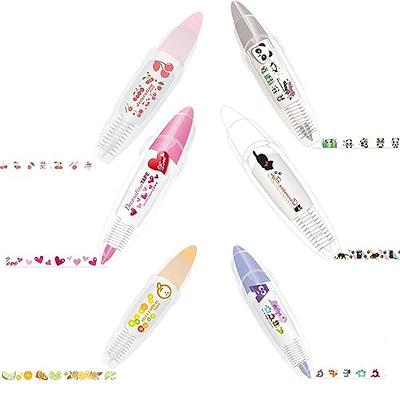 DASHENRAN Joyfullift Decorative Pens, DIY Cute Animals Press Type Decorative  Pen, Joyful Lift Pens, Cute Scrapbooking Diary Decorative Correction Tapes  (4PCS-B) - Yahoo Shopping
