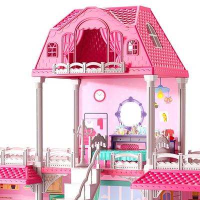 Lucky Doug Doll House for 3 4 5 6 7 Years Old Girls Toddlers Kids