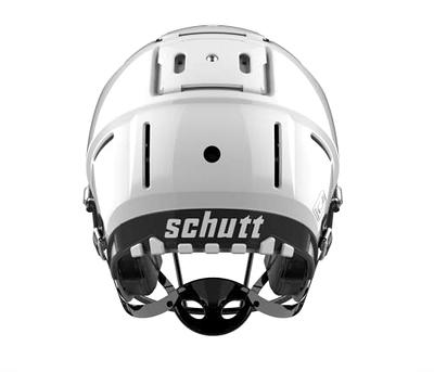 Schutt F7 LX1 Youth Football Helmet, Kids, Medium, White/Grey