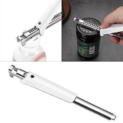 BELLA Electric Can Opener and Knife Sharpener, Multifunctional Jar and  Bottle Opener with Removable Cutting Lever and Cord Storage, Stainless  Steel