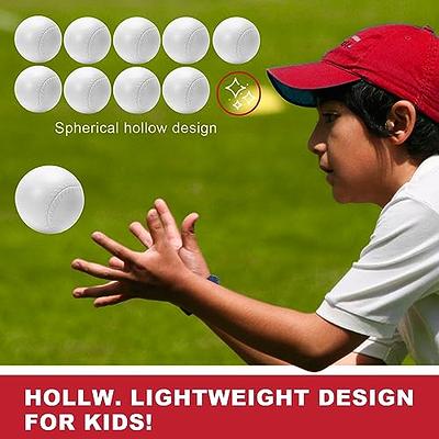 Plastic T Balls 12 Toddler Baseballs Replacement T-Ball Set Kids