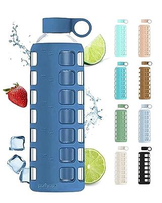 12oz/32oz Premium Glass Water Bottle – Purifyou