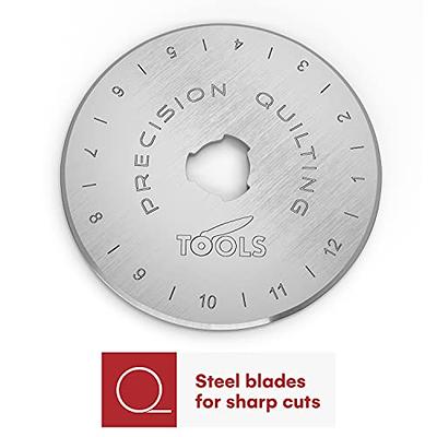 Precision Quilting Tools 60mm Crochet Edge Skip Blades (Pack of 5)  Compatible with Cutter! Perfect Wide Skip Blade for Crochet Edge Projects  Fleece and Scrapbooking! 60MM Normal Skip Blade