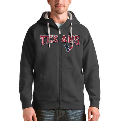 Dallas Cowboys Antigua Metallic Logo Victory Pullover Hoodie - Charcoal