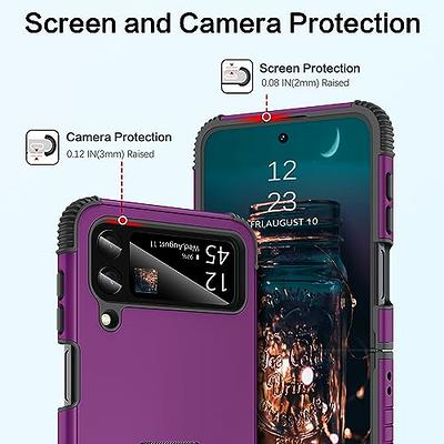 BENTOBEN Samsung Galaxy Z Flip 3 Case, Phone Case Samsung Z Flip3 5G, Slim  Silicone Kickstand Ring Holder Shockproof Protetive Bumper Girls Women Cover,  Purple - Yahoo Shopping