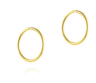  14K Gold Filled Small Hoop Earrings for Cartilage Nose