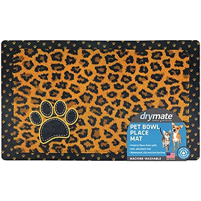 DRYMATE Absorbent Dog & Cat Bowl Food Mat, 12-in x 20-in 