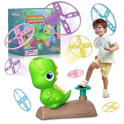 Juegos para niños, juguetes para niños de 3, 4, 5, 6 años, juego de captura  de elefantes, juguete lanzador de discos voladores, ideas geniales de