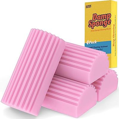 2-Pack Damp Clean Duster Sponge,Damp Duster,Magic Eraser,Damp