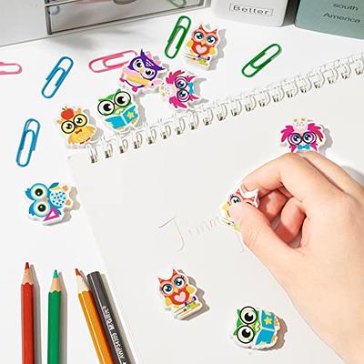 Fun Little Toys 60 Pcs Pencil Erasers Cute 3D Puzzle Erasers Gifts for Kids