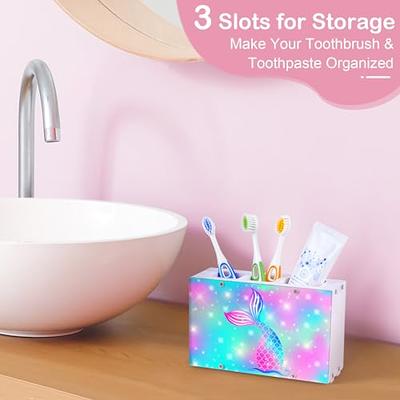 Toothbrush Holders for Bathrooms, Toothbrush Holder Wall Mounted - Yahoo  Shopping