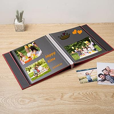 Self-adhesive Photo Album With Magnetic Pages For 3x5, 4x6, 5x7