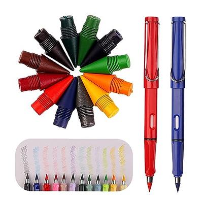 12-color Erasable Pencils - No Sharpening Needed - Perfect For