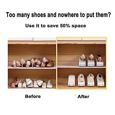 Cheap Shoe Slot Organizer, Adjustable Shoe Rack, Double Layer Shoe